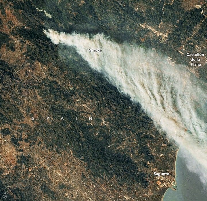 A Raging Fire in Spain