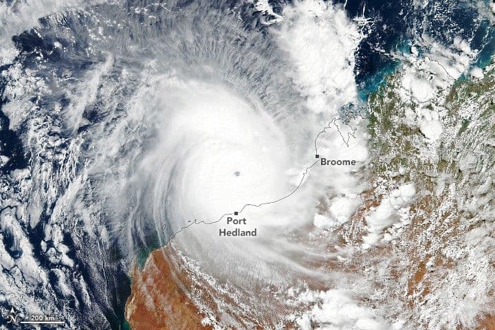 Cyclone Ilsa Reaches Western Australia