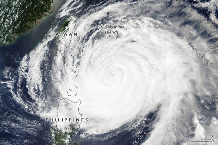 Mawar Churns in the Pacific