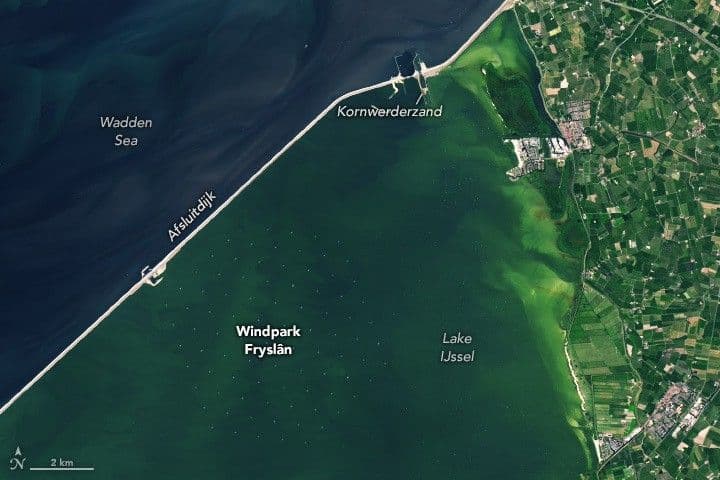 The World’s Largest Freshwater Wind Farm