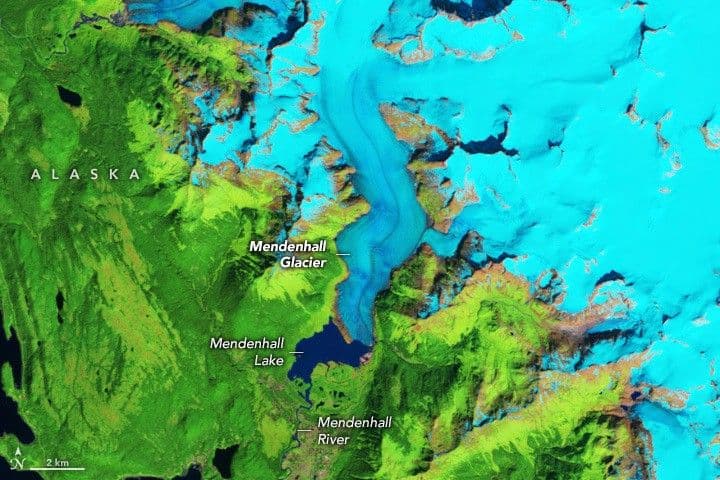 Alaska’s Mendenhall Glacier