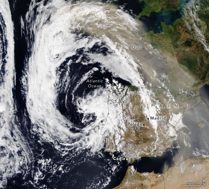 Storm Drenches Spain