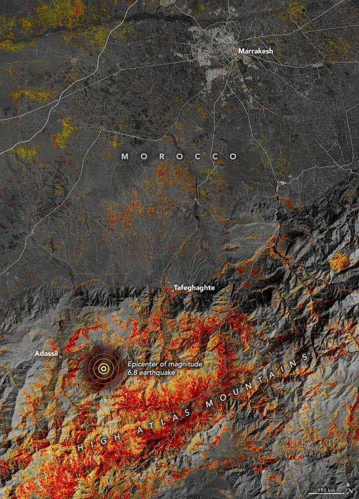 Devastation in Morocco