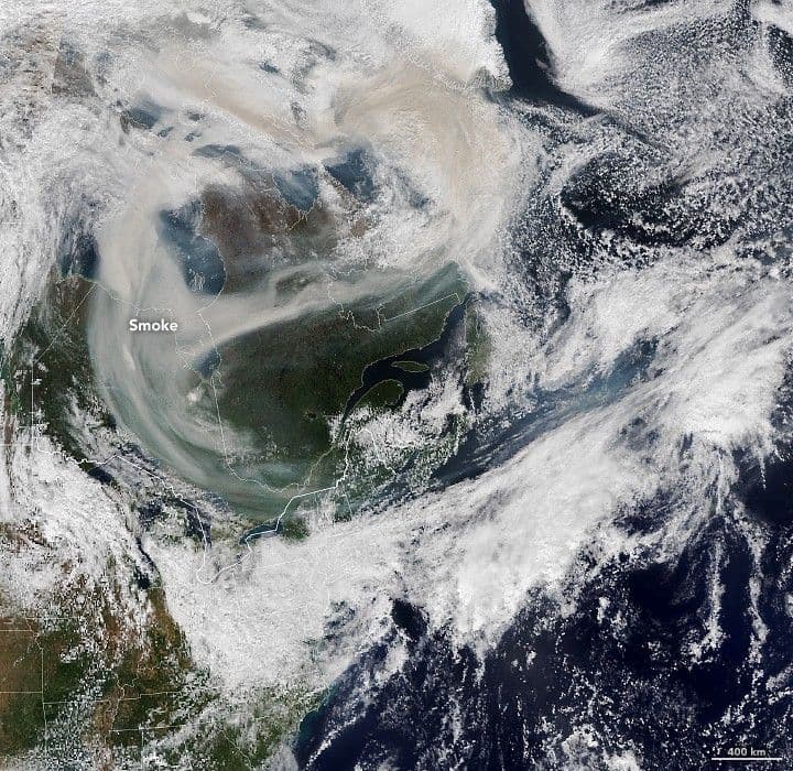 A Smoky Pall Over Canada