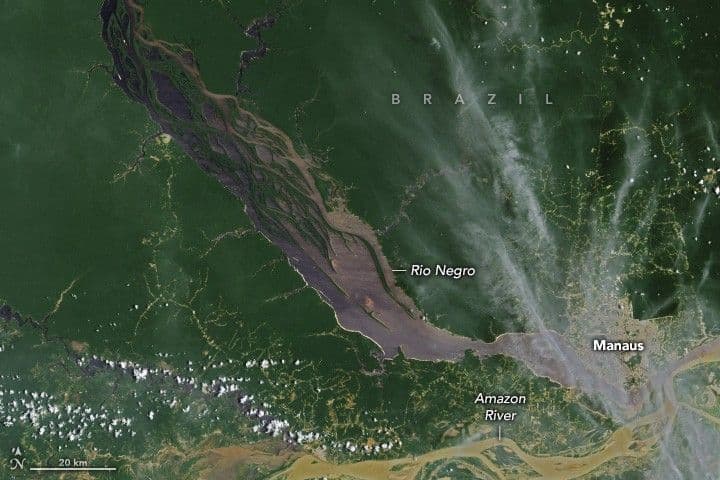Drought on the Rio Negro