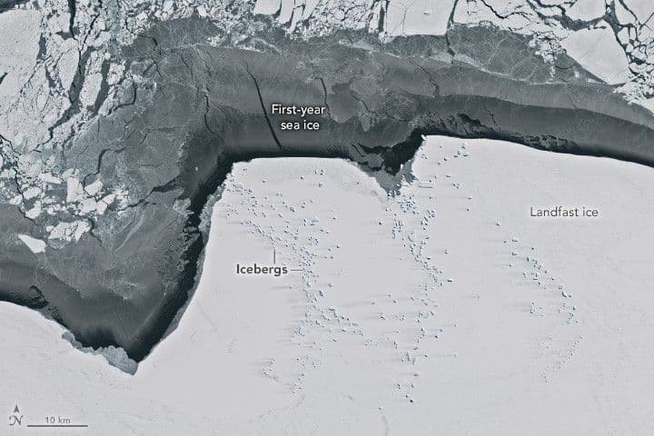 A Small Green Iceberg?