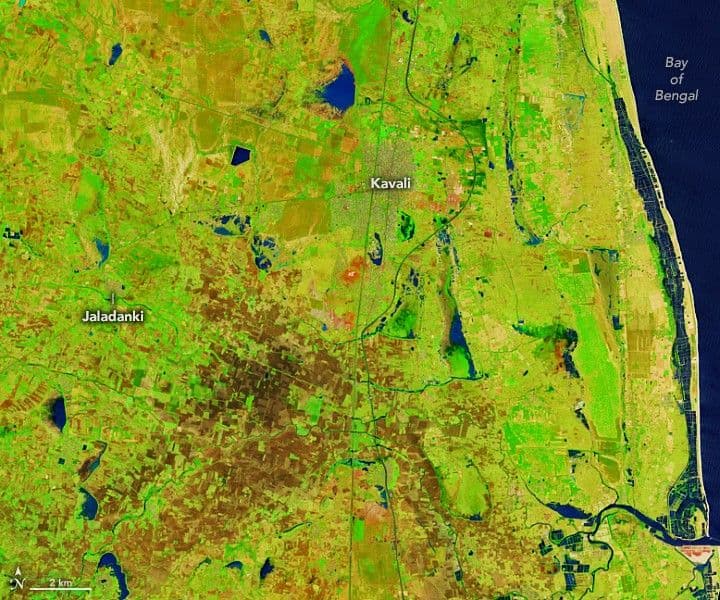 Michaung Drenches India’s Southeast Coast