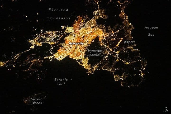 Athens at Night