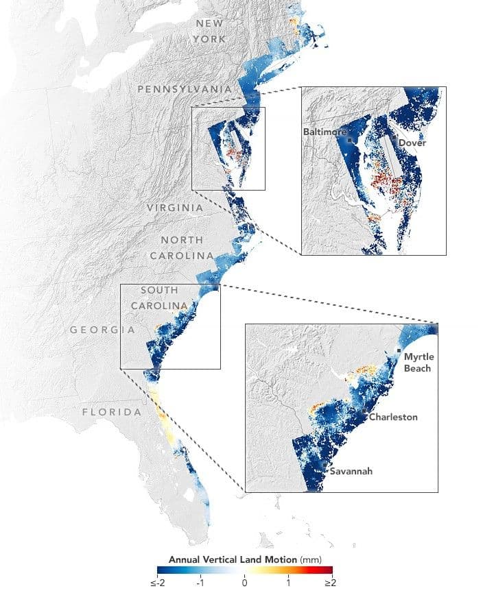 America’s Sinking East Coast