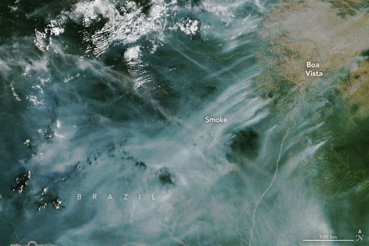 Amazon Forest Fires Rage in Roraima