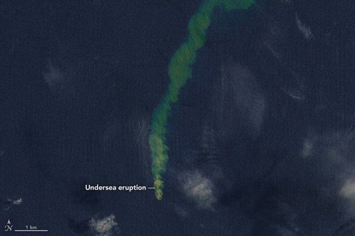 An Underwater Plume From Kavachi