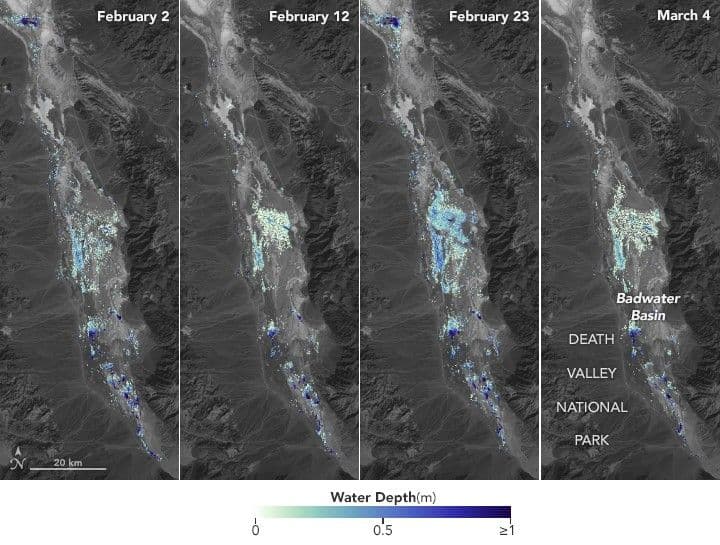 How Deep Was Death Valley’s Temporary Lake?