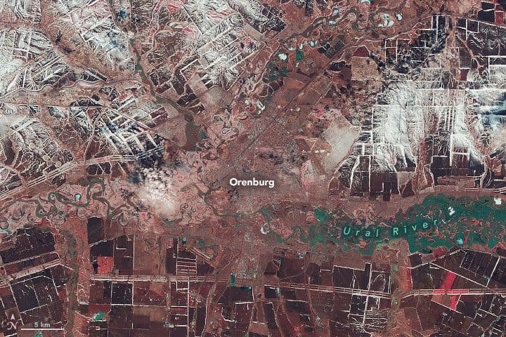 Spring Floods Sweep Across Central Asia