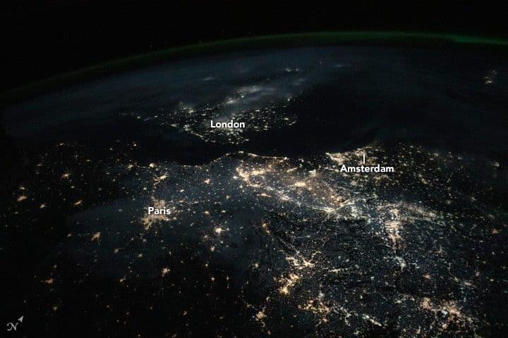 Europe at Night