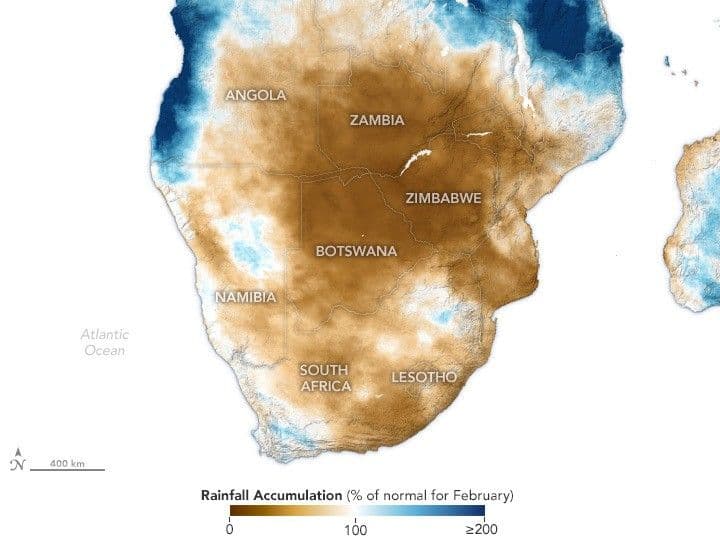 Severe Drought in Southern Africa