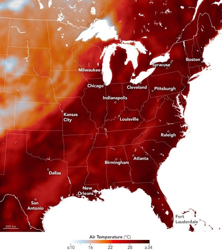 A Blast of Heat in the East