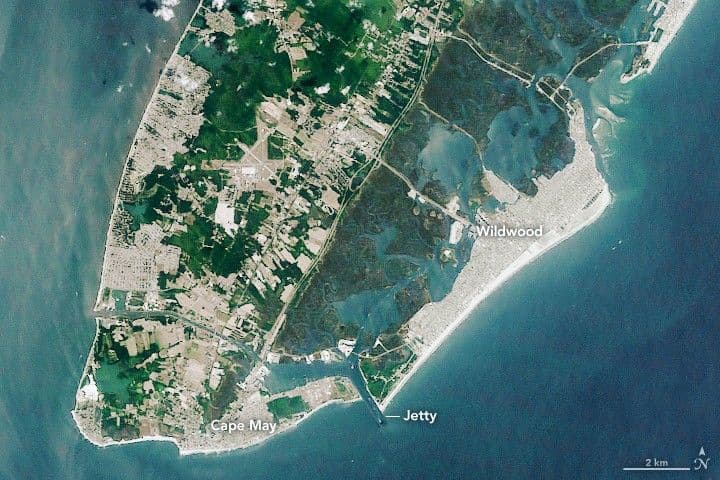 NASA Returns to the Beach: Wide Wildwood Beaches