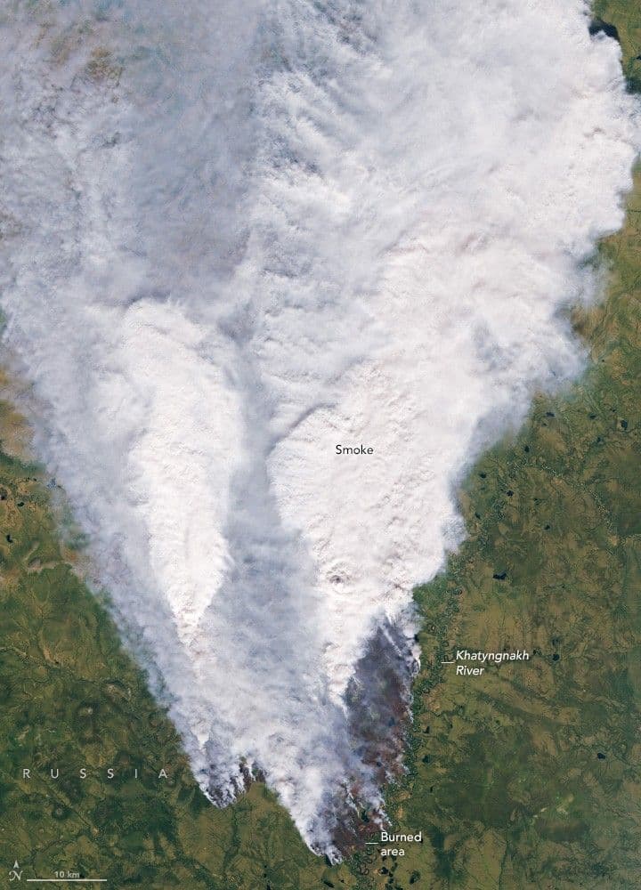 Fires Char the Siberian Arctic