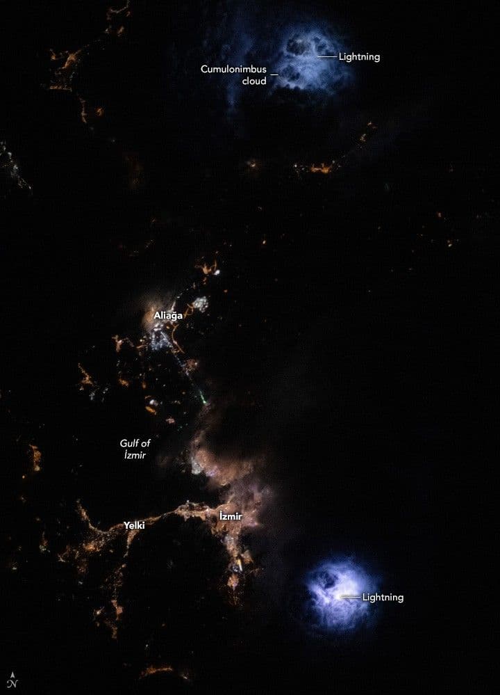 Lightning Storm over Türkiye