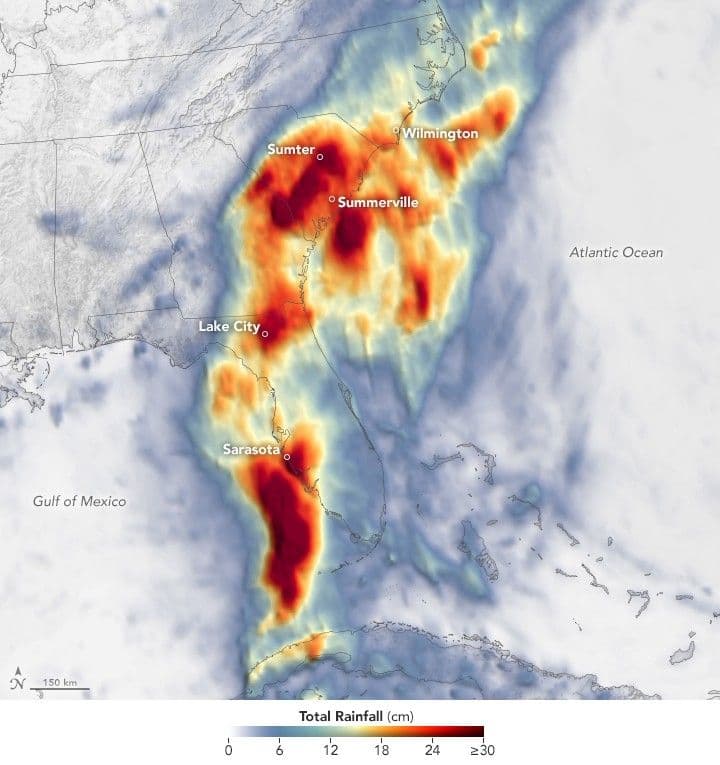Debby Soaks the Southeast