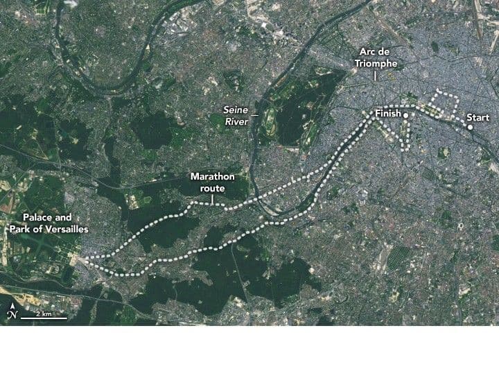 Running Through Paris Heat