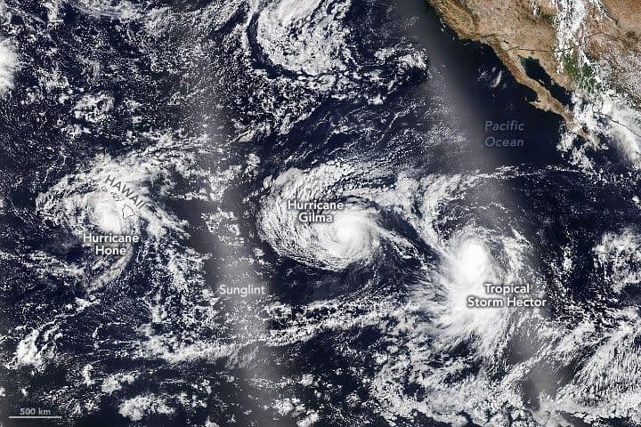 Storms Line the Northeast Pacific