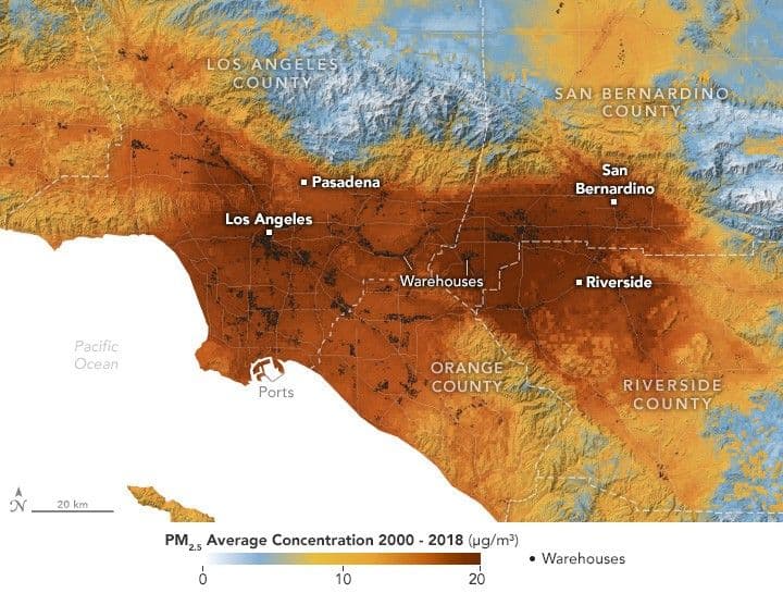 Where Warehouses Are Built, Air Pollution Follows