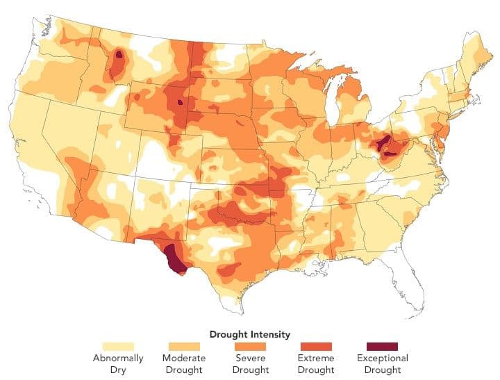 Drought Expands Across the U.S.