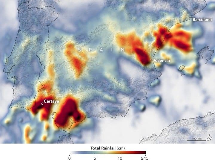 A Week of Rain Across Spain