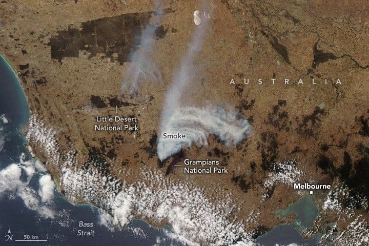 Bushfires Burn in Victoria