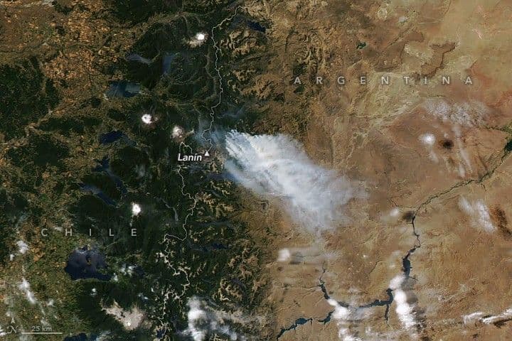 Fires Rage in Patagonia