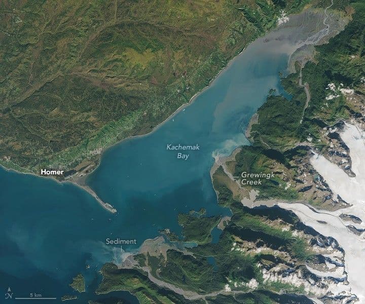 The Cloudy Waters of Kachemak Bay