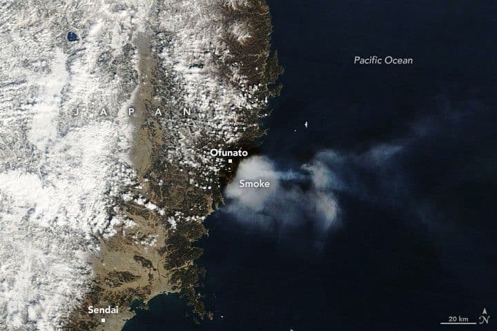Fire Grows Unusually Large in Japan