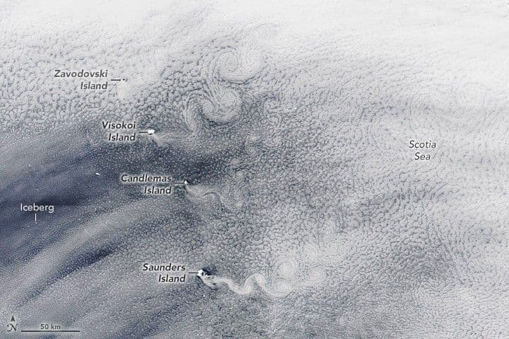 Swirling Skies and Melting Icebergs