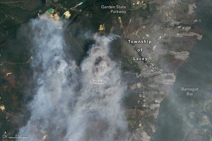 New Jersey Pine Barrens Ablaze