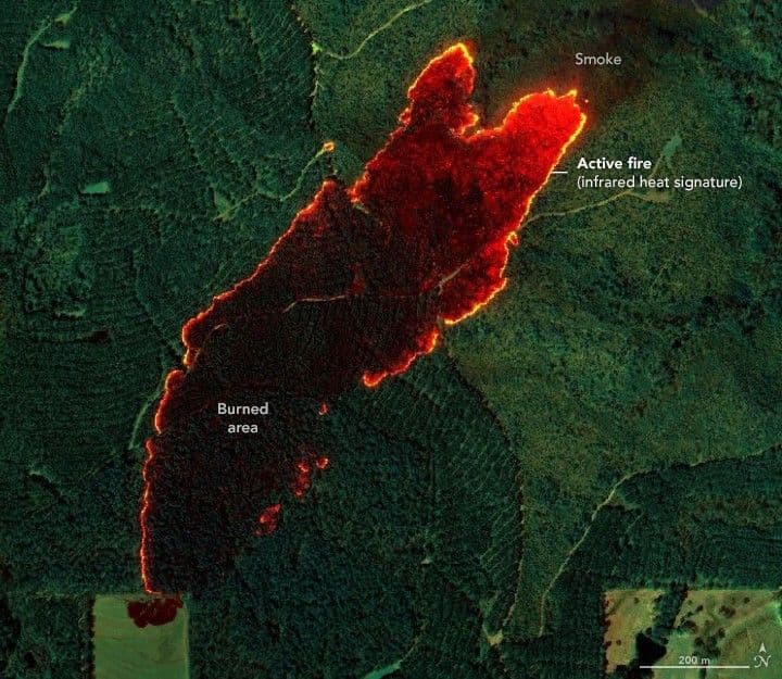 Wildfire Maps Help Firefighters in Real Time