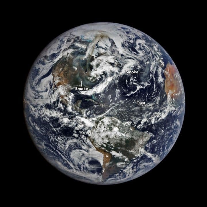 A Haze Over North America