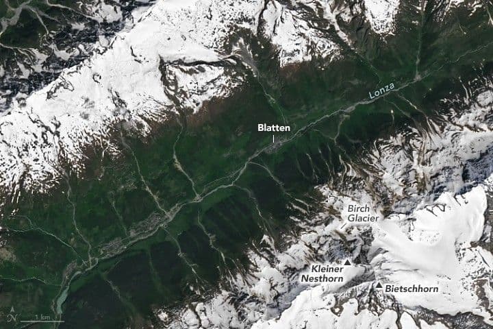 Glacier Collapse Buries Swiss Village