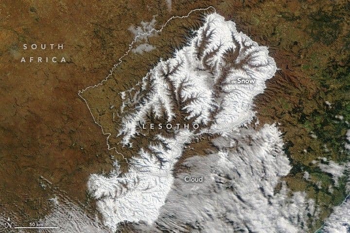 Winter Arrives Early in Lesotho and South Africa