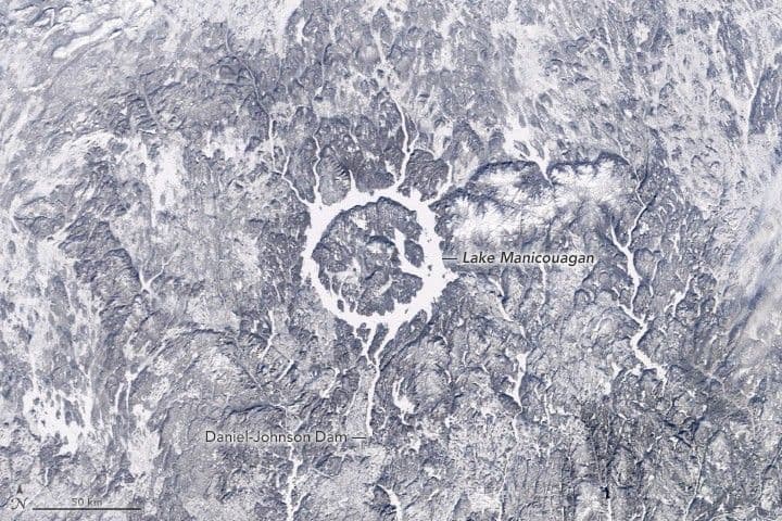 Blast From the Past: A Modern Lake in an Ancient Crater