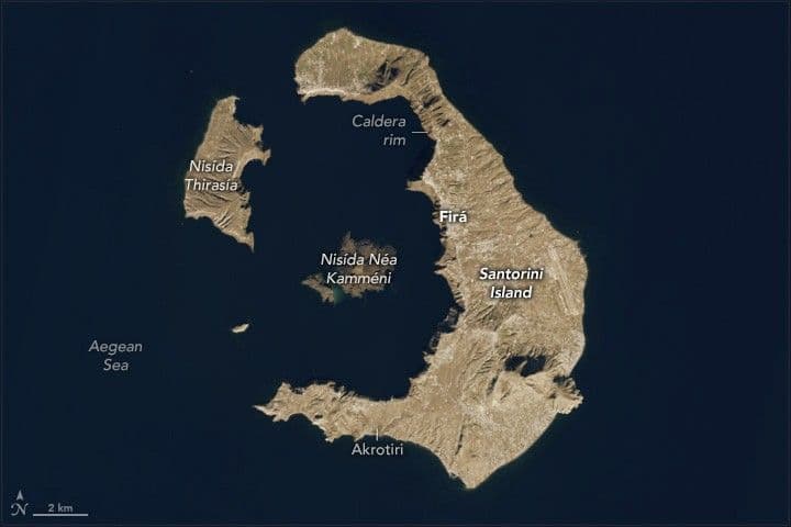 Santorini’s Hidden Worlds
