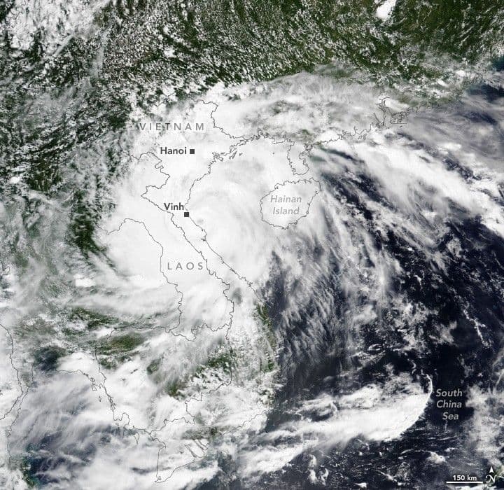 Typhoon Kajiki Lashes Southeast Asia