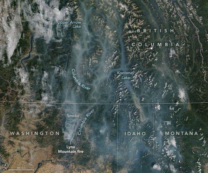 Smoky Skies in the Pacific Northwest