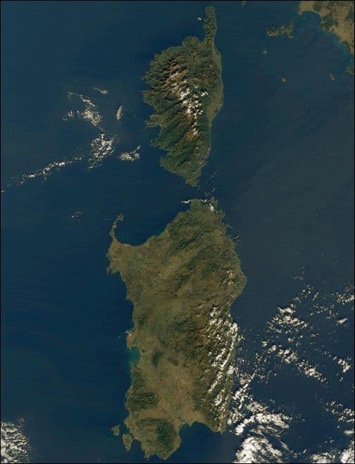 Corsica and Sardinia