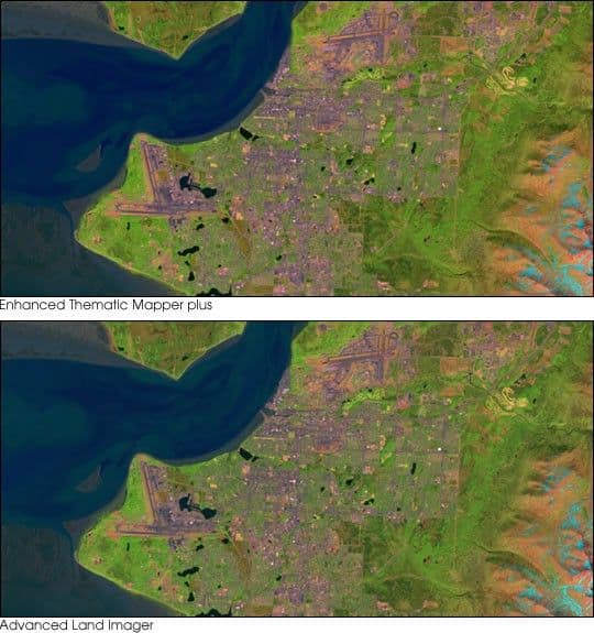 Twin Views of Anchorage, Alaska