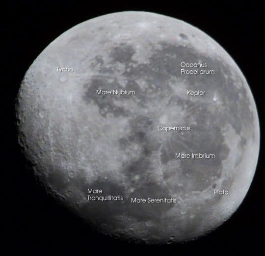 ISS Astronauts View the Moon