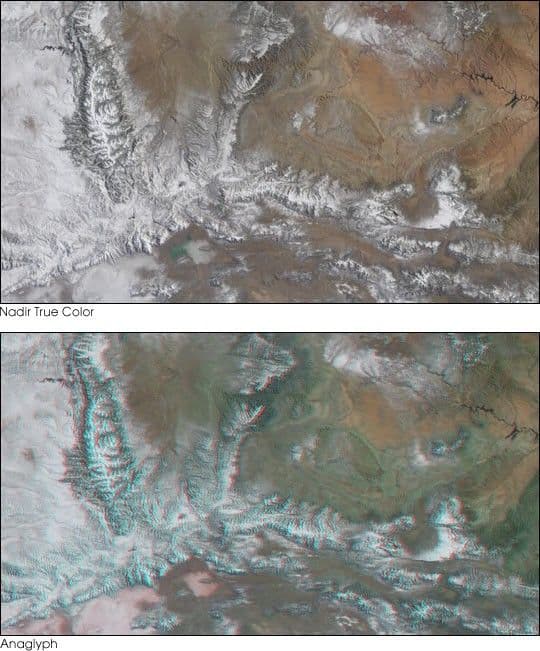 Snow-Covered Peaks of the Wasatch and Uinta Mountains