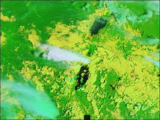 Nyiragongo Volcano Erupts in the Congo