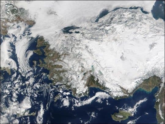 Harsh Winter in Turkey