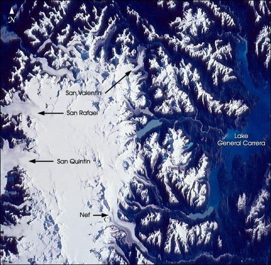 Northern Patagonian Ice Field, Chile